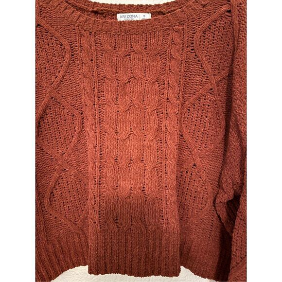 ARIZONA JEANS CO CREW NECK CROPPED SWEATER - Picture 7 of 8